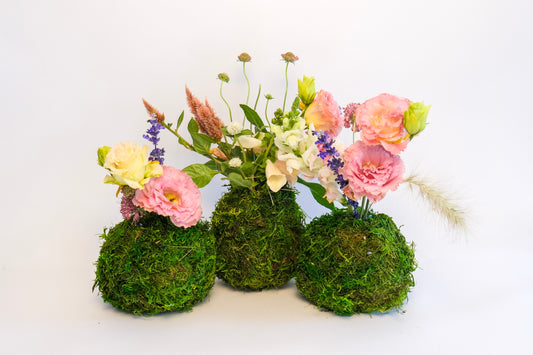 PREODER Kokedama Vase for Fresh Flowers